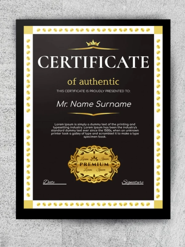 Certificate 2