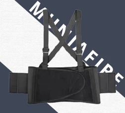 All Safe Safety Back Support w Adjustable Suspender