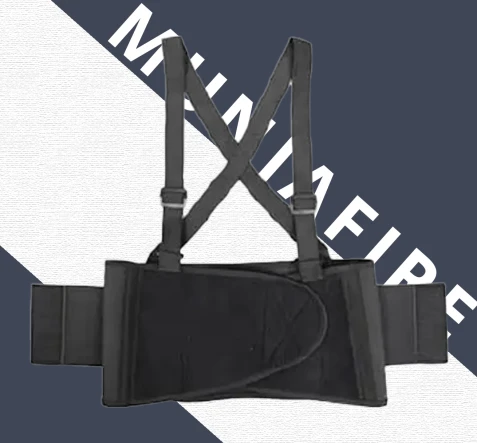 PROTECTIVE APPARELS All Safe® Safety Back Support w/ Adjustable Suspender 1 all_safe_safety_back_support_w_adjustable_suspender