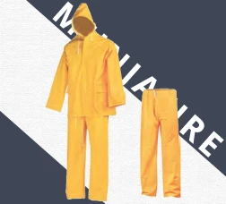 ALSRS001 PVC Polyester PVC Rainsuit