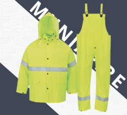ALSRS002 PVC Polyester Rainsuit