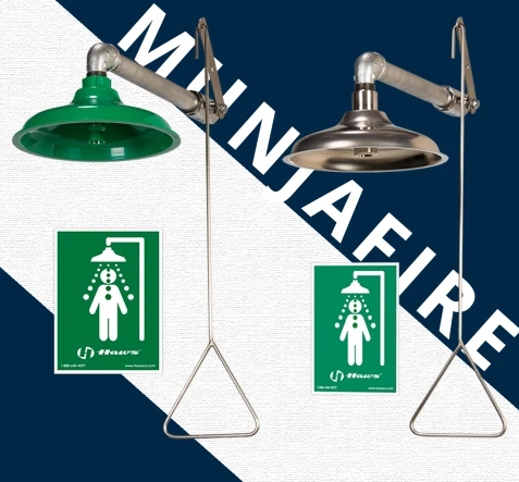 EMERGENCY SHOWER AXION MSR™ Emergency Drench Shower Horizontal or Vertical Mount 1 f