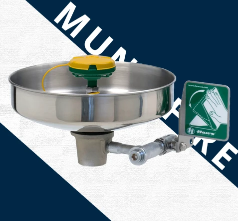 EMERGENCY SHOWER AXION MSR™ Wall Mount Eye/ Face Wash 1 k