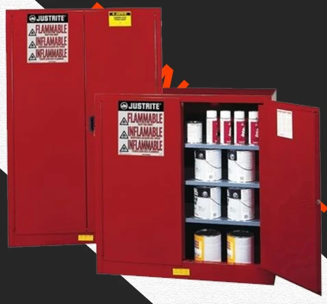 SAFETY CONTAINMENT SYSTEM JUSTRITE Sure-Grip® Ex Safety Cabinets for Combustibles 1 o