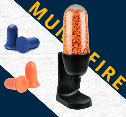 HEARING PROTECTION Elvex® EARSAFE™ Disposable Foam Ear Plugs 1 s