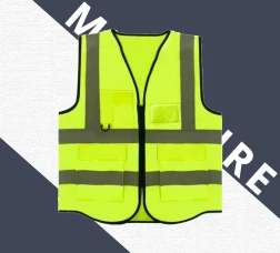 SAFETY VEST PROYEK KANTONG  SELETING ZIPPER  REFLEKTIF HIVI