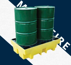 Spill Pallet for 2 x 205ltr drums  BP2