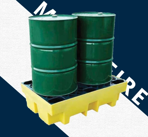 WIPERS & SPILL CONTROL Spill Pallet for 2 x 205ltr drums - BP2 1 spill_pallet_for_2_x_205ltr_drums__bp2