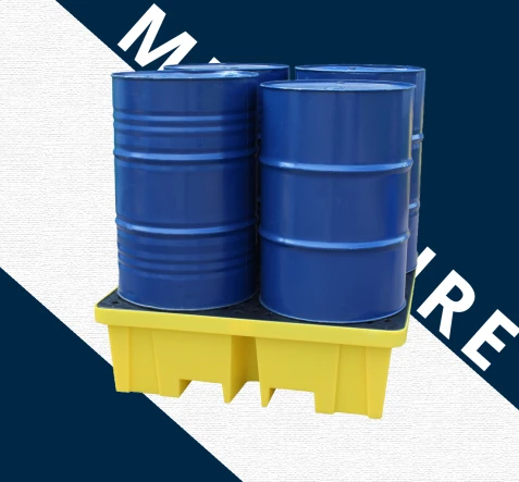 WIPERS & SPILL CONTROL Spill Pallet with 4 way FLT access for 4 x 205ltr drums - BP4FW 1 spill_pallet_with_4_way_flt_access_for_4_x_205ltr_drums__bp4fw