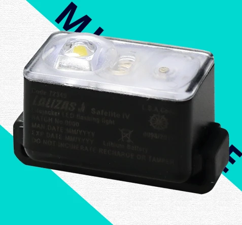 LIFE SAVING EQUIPMENT LALIZAS Lifejacket LED flashing light “Safelite IV” 1 t