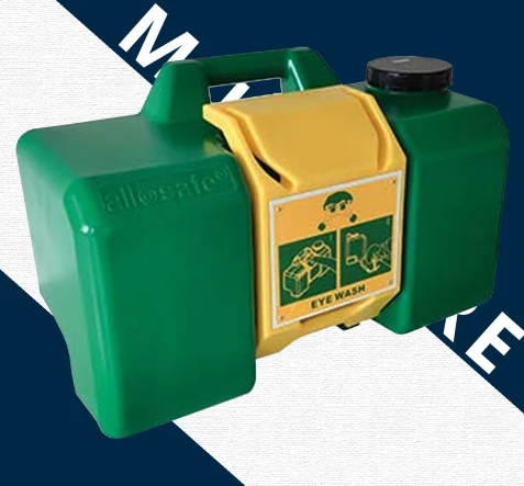 EMERGENCY SHOWER ALS-EW150 Portable Eye Washer Station Cap. 9 Gallon 1 u