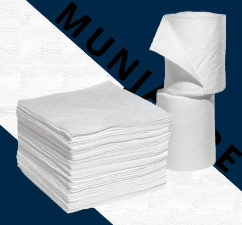 WIPERS & SPILL CONTROL White Oil Only Bonded Pads & Rolls 1 white_oil_only_bonded_pads_rolls